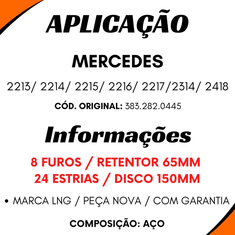 Flange Caixa Transferencia Mercedes 2213 A 2418