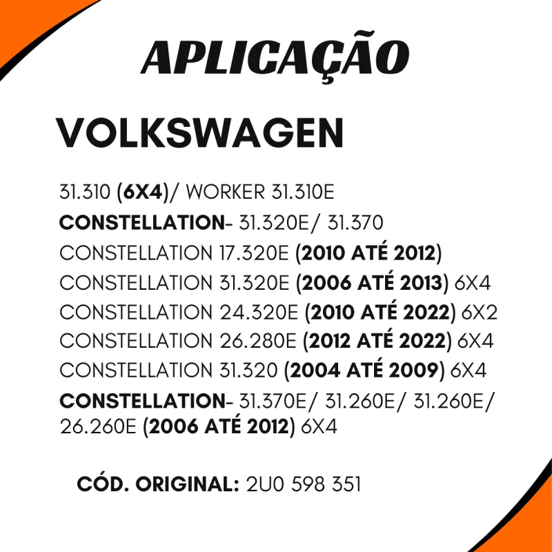 Suporte Cardan Compl. Ford Bg5x4826aa/ Vw 2u0598351/ Volvo 6881186