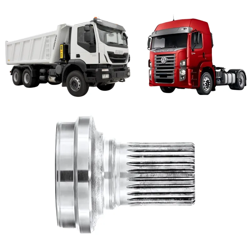 Ponteira Cardan (C/Rosca) Iveco/ Volvo/ Vw - 26 Estrias 70 Mm