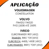 Ponteira Cardan (C/Rosca) Iveco/ Volvo/ Vw - 26 Estrias 70 Mm