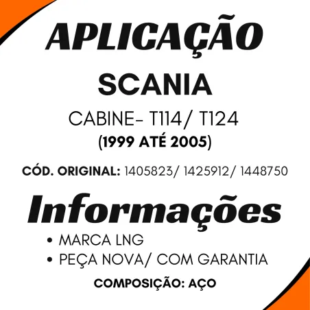 Coluna De Direção (Completa) Scania T 114/ T 124