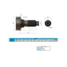 Ponteira Cardan (C/Rosca) Navistar 9.200/ Ford Cargo 1831/ 3130/