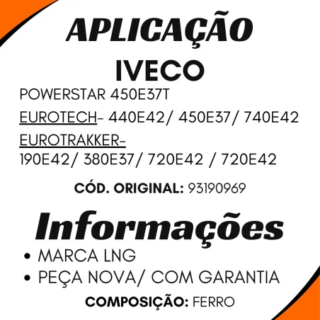 Biela Compressor Ar Eurotech/ Eurotrakker/ Powerstar