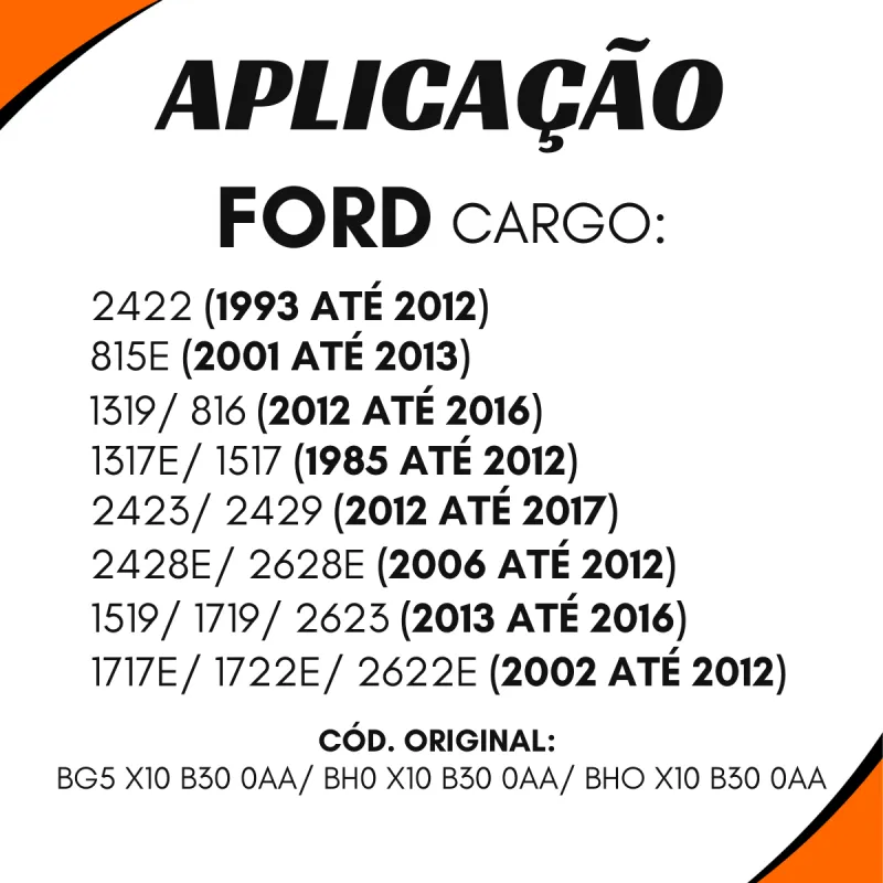 Tensor Correia 2428/ 2628/ 2422/ 1722/ 1723/ 2423/ 2629/ 1729/ 815/