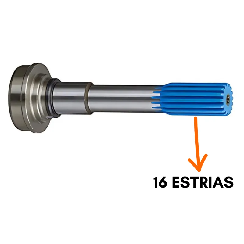 Ponteira Cardan (Intermediaria) Iveco Diversas 16 Estrias Rol. 35 Mm