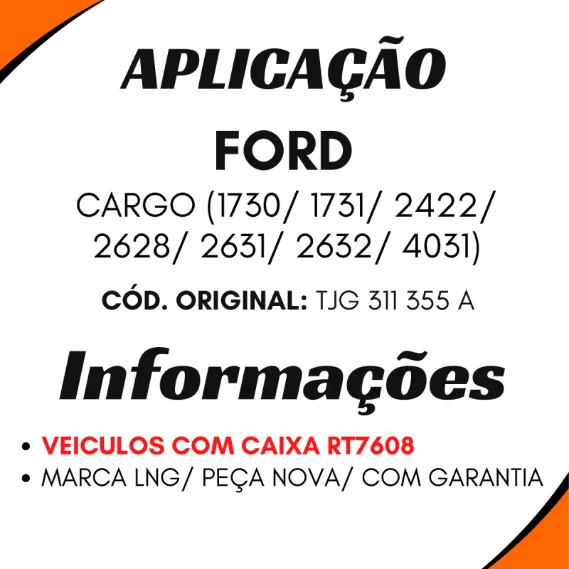 Caneca Troca Caixa Câmbio Ford Tjg311355a