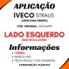 Interruptor Vidro Esq. Stralis (2008...) Esq. (S/Regulagem) (Verde)