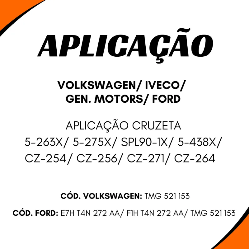 Kit 10 Parafusos Terminal Cardan Iveco/Ford/Gm/Vw Aplic. Cruzeta