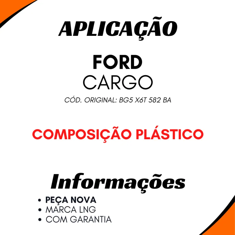 Tampa Óleo Motor Ford Bg5x6t582ba