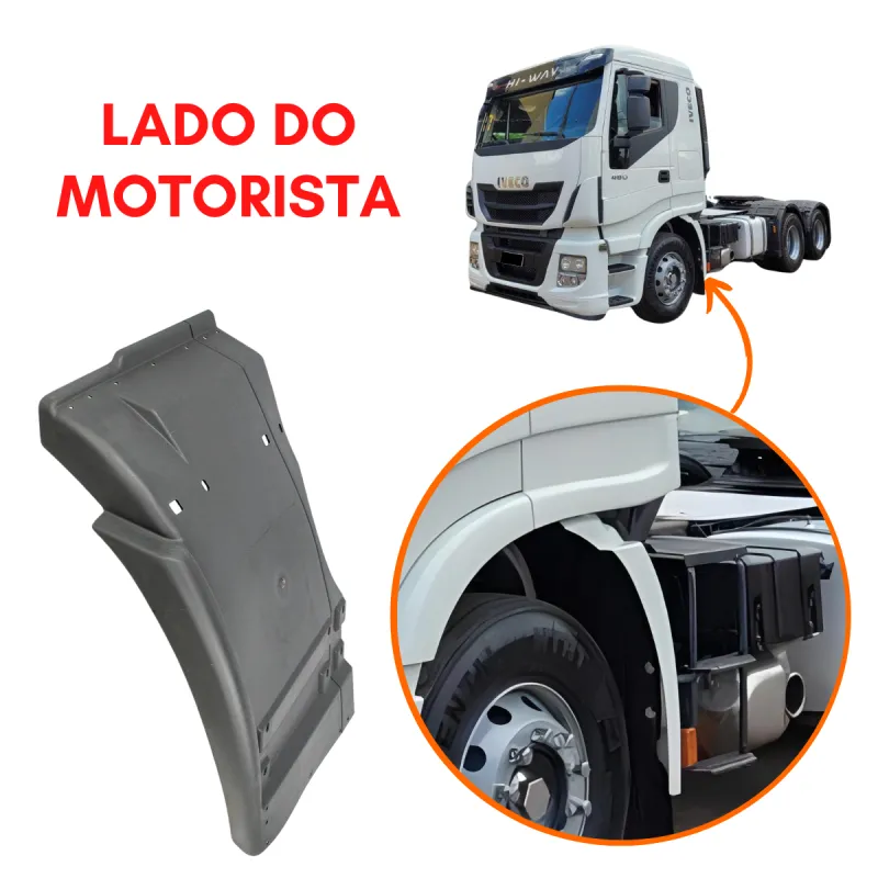 Paralama Cabine Esq. Traseiro Stralis Hi-Way 490s44t 490s48t 600s44t