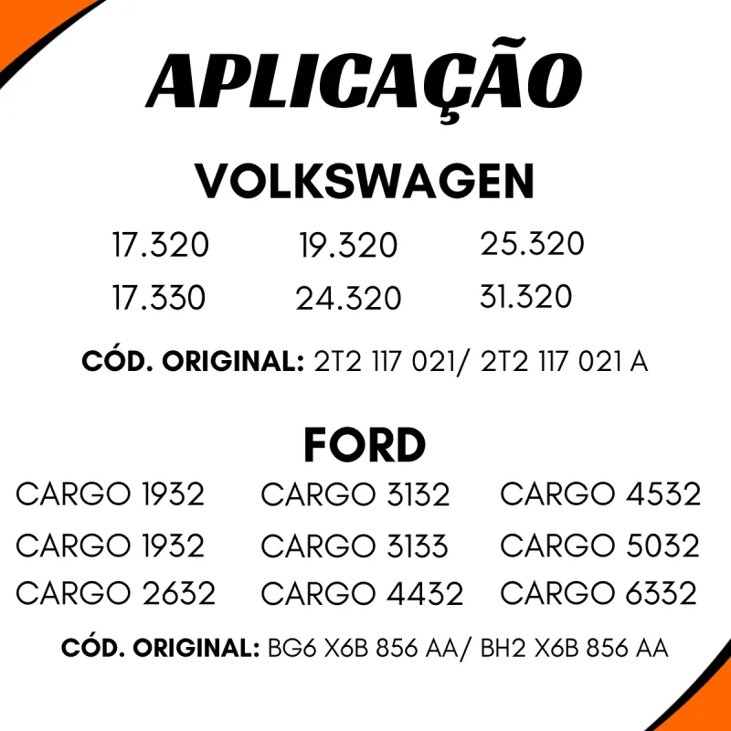 Radiador Óleo Ford Bh2x6b856aa Vw 2t2 117 021 A