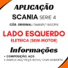 Máquina De Vidro Esq. Eletr. S/Motor Scania Série 4