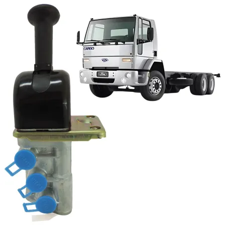 Válvula Freio Mão Ford Cargo 2425/ 2622/ 2630/ 2631/ 3222/ 3224/