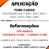 Válvula Freio Mão Ford Cargo 2425/ 2622/ 2630/ 2631/ 3222/ 3224/
