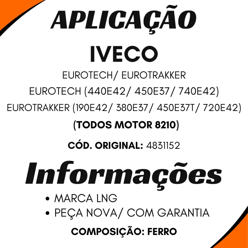 Bomba Hidráulica Iveco Eurotech Eurotrakker 8210 4831152