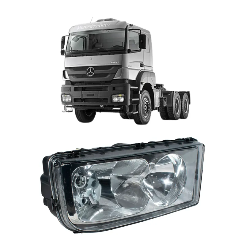 Farol Mercedes Axor Lado Direito