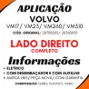 Espelho Eletr.C/Desemb. Dir. Volvo Vm17/ Vm23/ Vm260/ Vm310