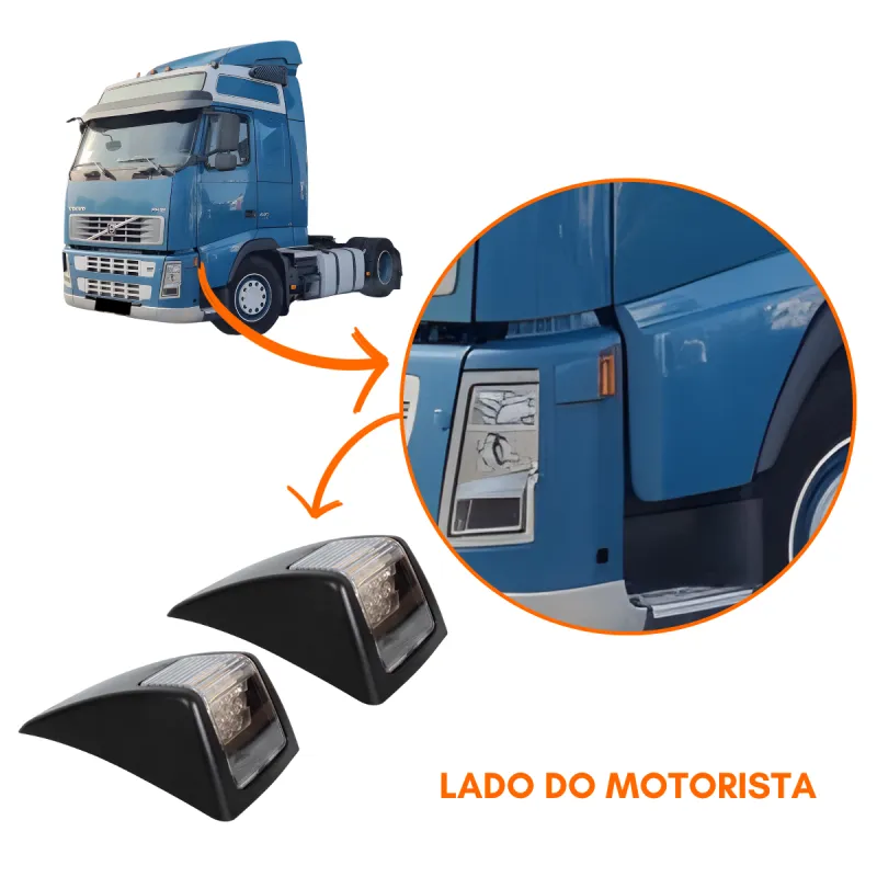 Lanterna Seta Volvo Esq. Fh13/ Fm12/Fm13