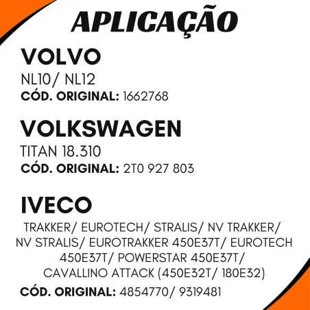 Sensor Velocimetro Vw 2t0 927 803 Iveco 93191481 Volvo 1662768
