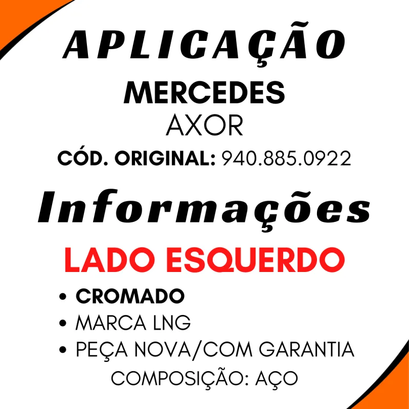 Aro Farol Princ. Esq. Mercedes Axor