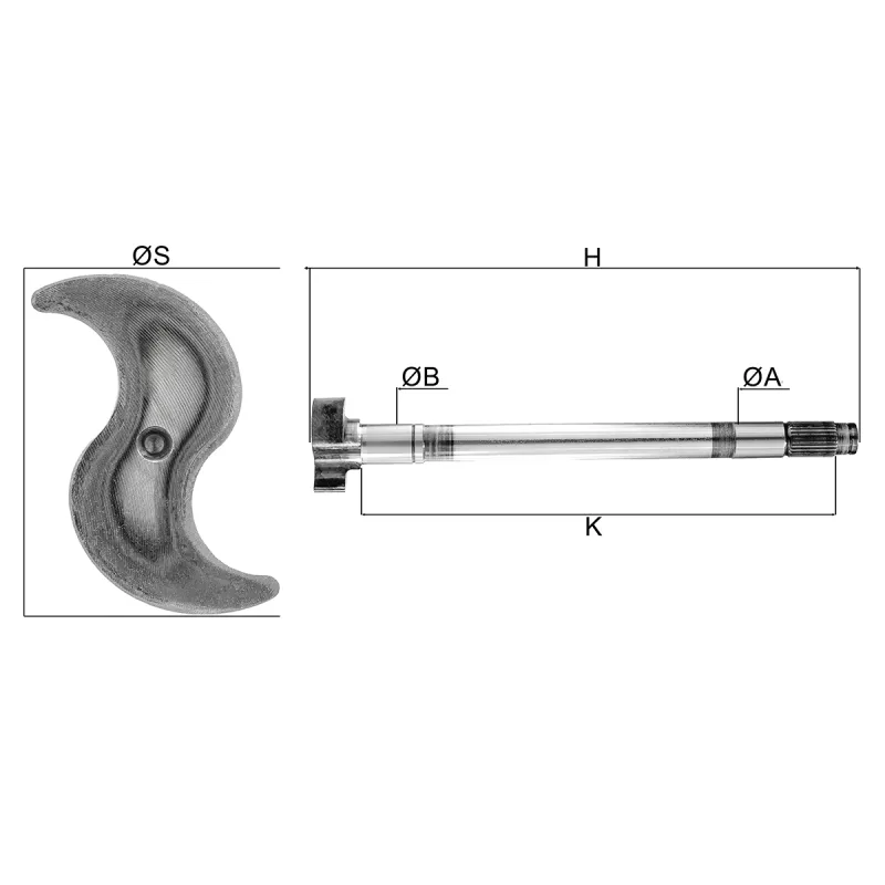 Eixo Expansores S Freio Ar Dir.Carretas 3 Eixo Freio Tubeless 16,5 Q
