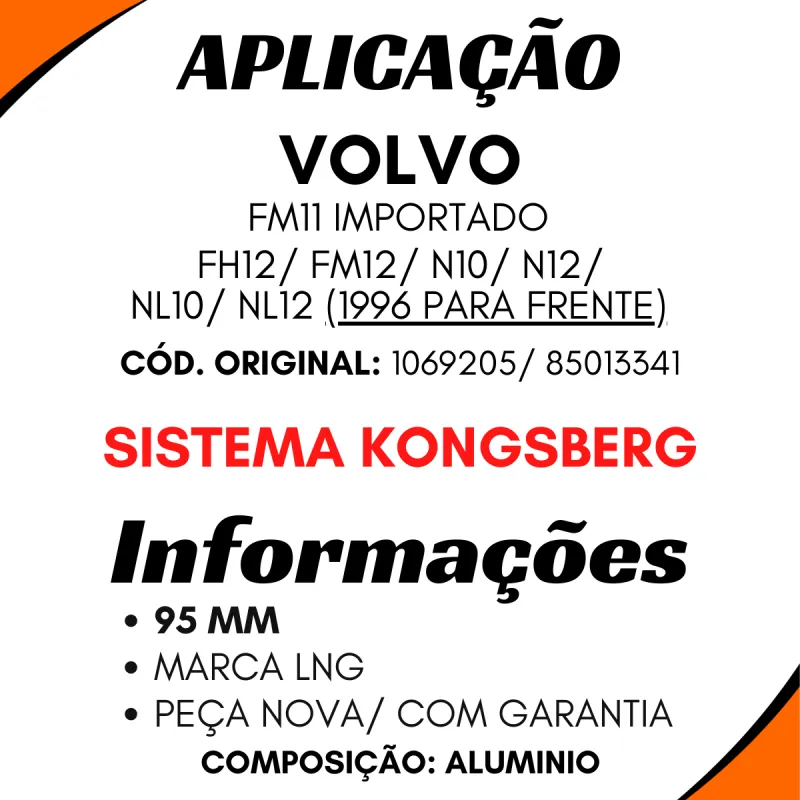 Servo Embreagem Volvo Nl10/ Nl12/ Nh12/ Fh12/ Fm11