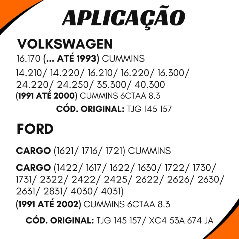 Bomba Hidráulica Ford Cargo/Volkswagen Cummins 6c Taa 8.3