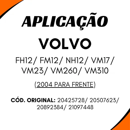 Lanterna Tras. Esq. Fh12/ Fm12/ Nh12/ Vm17/ Vm23/ Vm260/ Vm310