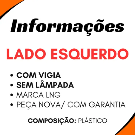 Lanterna Tras. Esq. Fh12/ Fm12/ Nh12/ Vm17/ Vm23/ Vm260/ Vm310