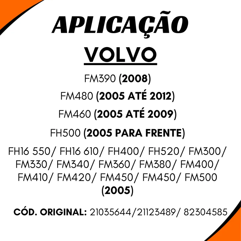 Farol Principal Dir. C/Led Volvo Fh13/ Fm13 (2008/...)