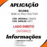 Defletor Lateral Dir.Int Scania Série 4/ P94/ P114/ P124