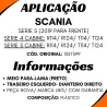 Paralama Traseiro Scania Série 4/ Série 5 T114/ R114/ T124/ R124