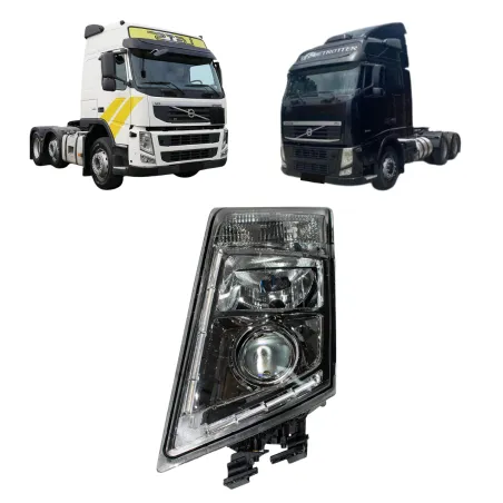 Farol Principal Esq. C/Led Volvo Fh13/ Fm13 (2008...)