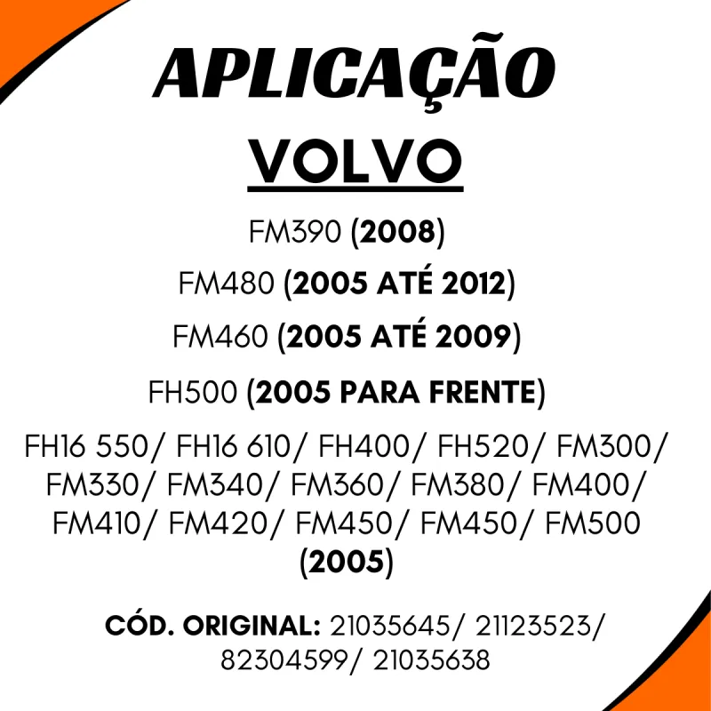 Farol Principal Esq. C/Led Volvo Fh13/ Fm13 (2008...)