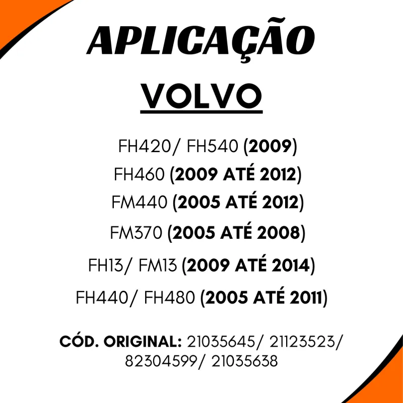 Farol Principal Esq. C/Led Volvo Fh13/ Fm13 (2008...)
