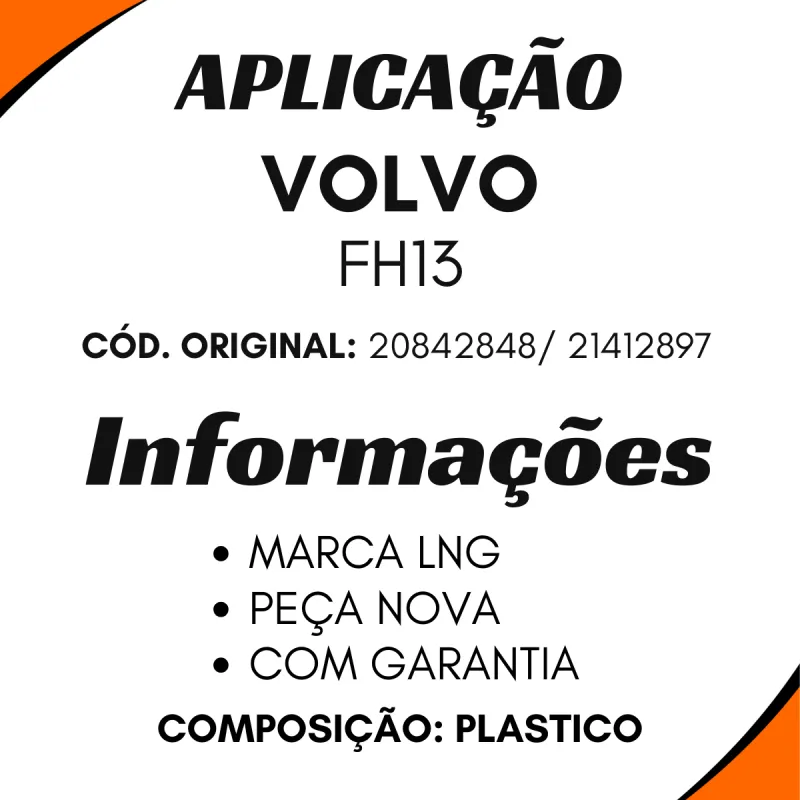 Tampa Cxa Bateria Plastico  Volvo Fh13 20842848