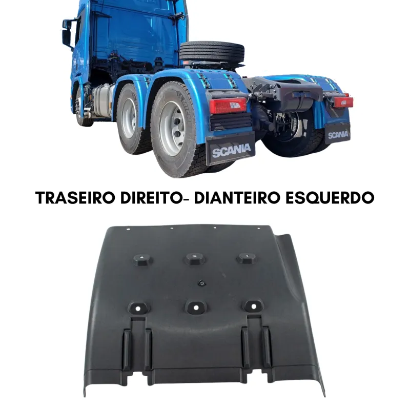 Paralama Traseiro Série 4/ Série 5 T114/ R114/ T124/ R124 (Tras.