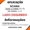 Estribo Cabine Esq. Série 5 G,R (Estrutura Degrau)