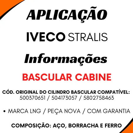 Reparo Cilindro Cabine Iveco Stralis