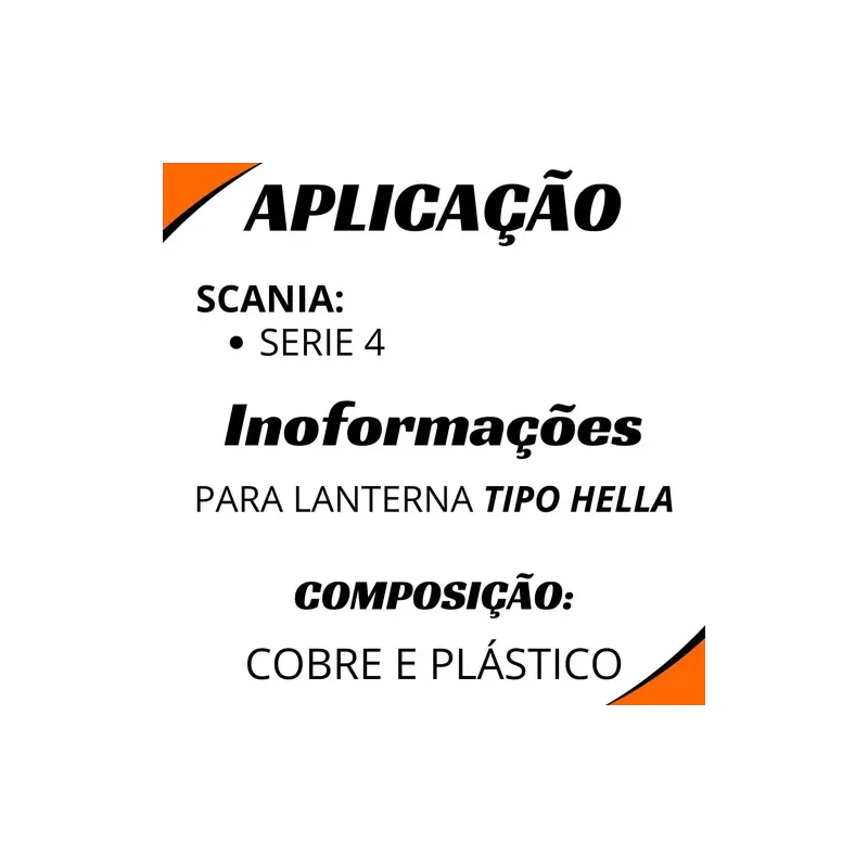 Chicote Lanterna Seta Scania Serie 4 (1732515)