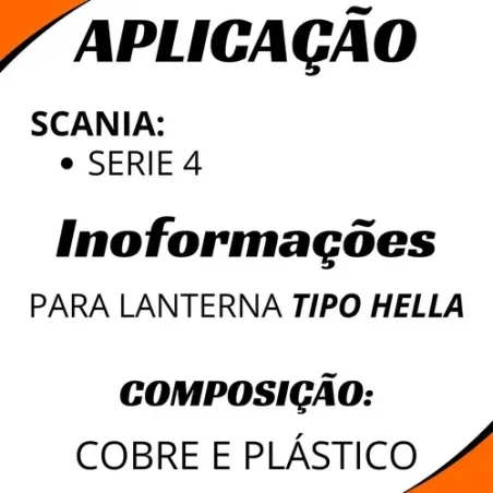 Chicote Lanterna Seta Scania Serie 4 (1732515)