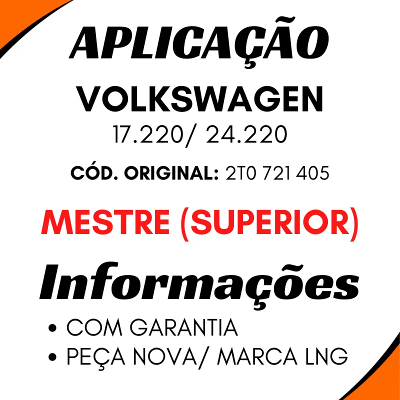 Cilindro Embreagem Vw Titan 17.220/ 24.220 Mestre (Superior)