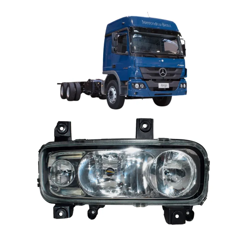 Farol Principal Dir. Lente Lisa Mbb Atego 1315/ 1418/ 1518/ 1718/