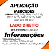 Farol Principal Dir. Lente Lisa Mbb Atego 1315/ 1418/ 1518/ 1718/