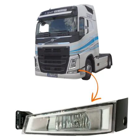 Farol Auxiliar Dir. Volvo Fh14