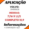 Kit 10 Parafusos Flange Cardan 7/16x1,1/2 Volvo Diversos