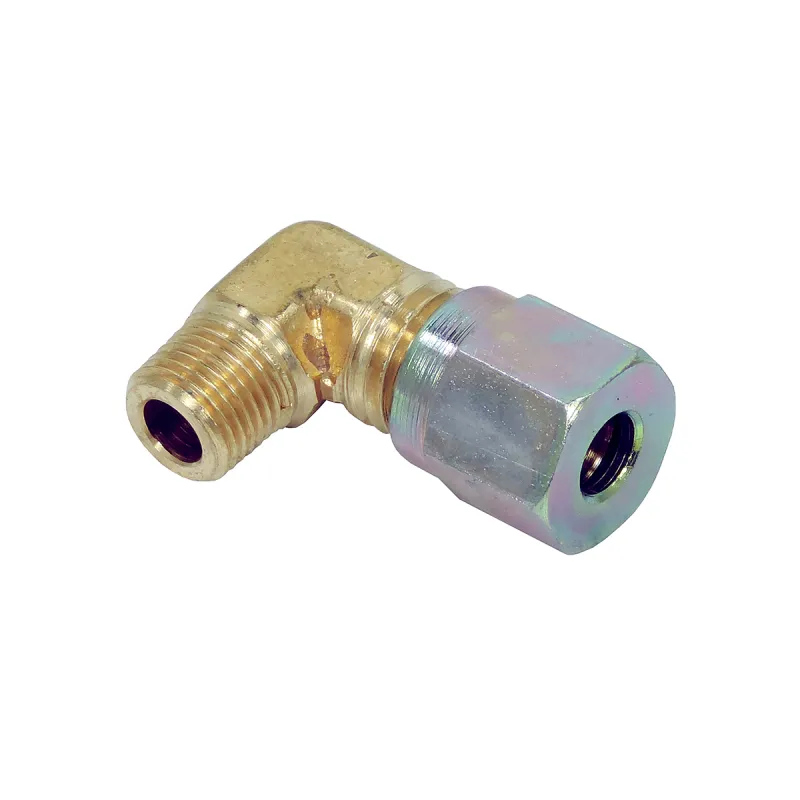 Kit 5 Cotovelos Emenda Tubo Nylon  Mbb Macho 6 Mm X 1/8 Npt