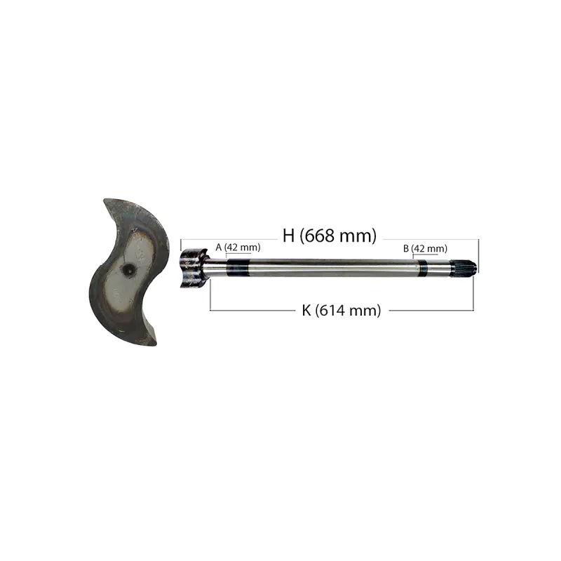 Eixo Expansores S Freio Ar Mbb L2325/ Lb2325/ Lk2325 (2 Eixo Tracado)