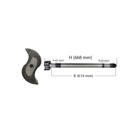 Eixo Expansores S Freio Ar Mbb L2325/ Lb2325/ Lk2325 (2 Eixo Tracado)