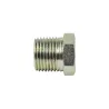 Kit 5 Conexão Redutora Válvula Mbb Macho 1/2 Npt X Femea 1/4 Npt